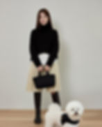 QUILTED MINI BAG MOCHA