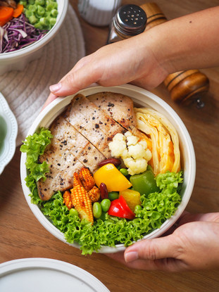 Elegant gift box with healthy treats
