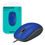Miniatura: Mouse Óptico Com Fio Usb Logitech Silencioso M110 Azul