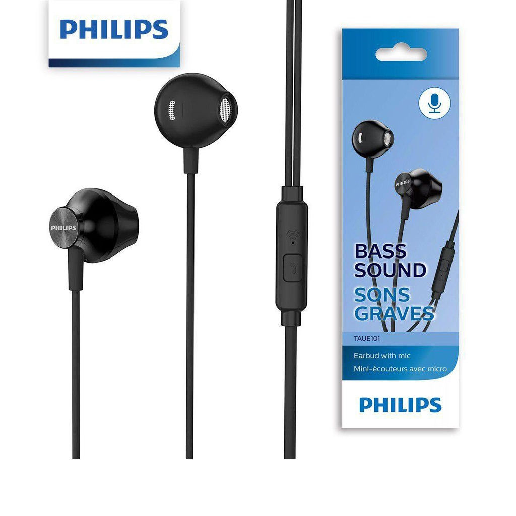 Fone De Ouvido Com Microfone In-ear Taue101bk Philips