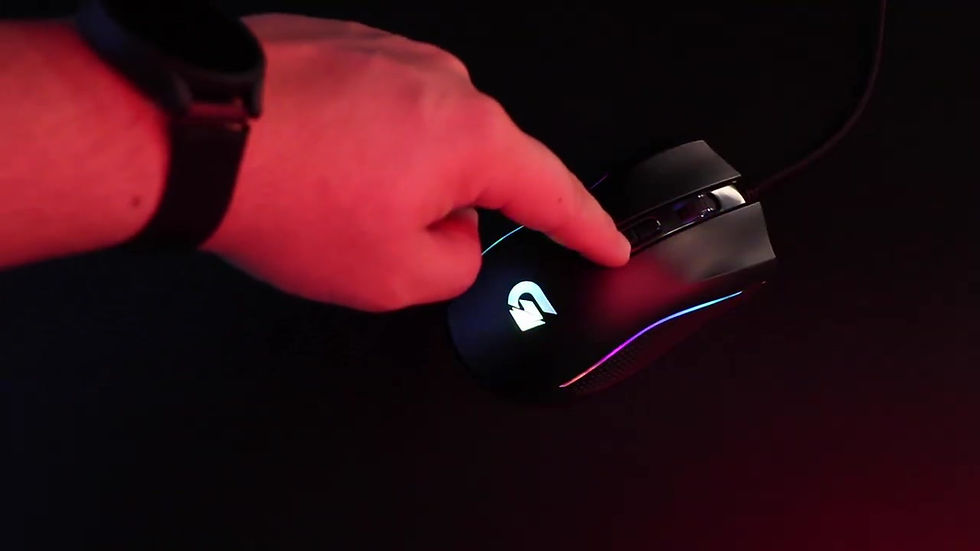 Miniatura: Mouse Gamer Rgb Black Hawk Fortrek