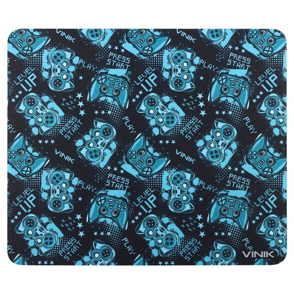 Mousepad Gamer Vinik Level Up, Médio, 320x270mm