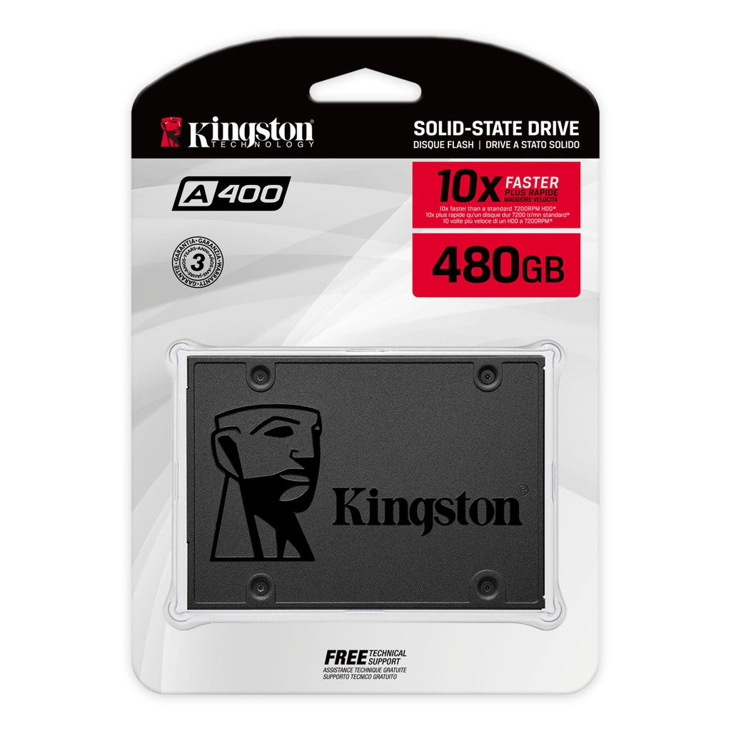 SSD 480 GB Kingston A400, SATA