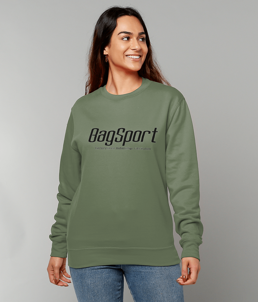 Thumbnail: BagSport Banner (Black) Sweatshirt