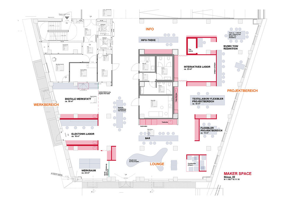 Grundriss Maker Space