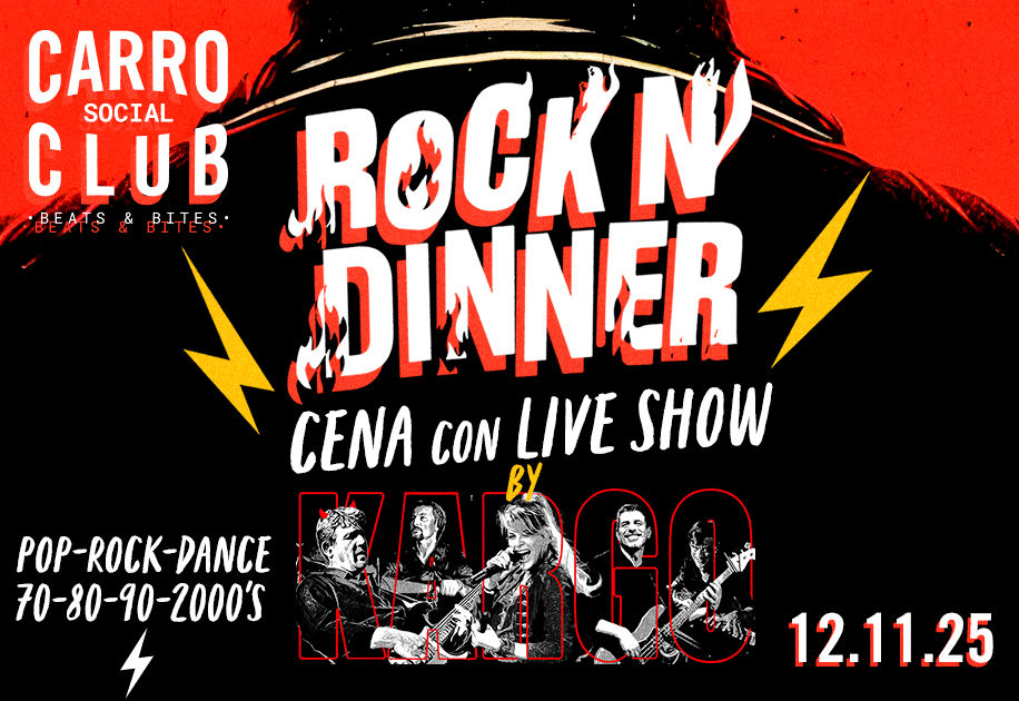 ROCK N DINNER – Cena con Live Show con i KARGO