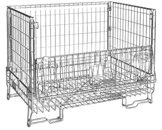 Miniature : Caisse grillagée ouverte