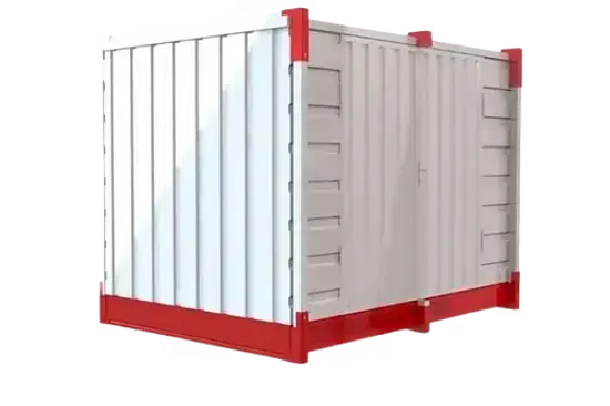 Miniature : bungalow de stockage petit modèle vue de profil