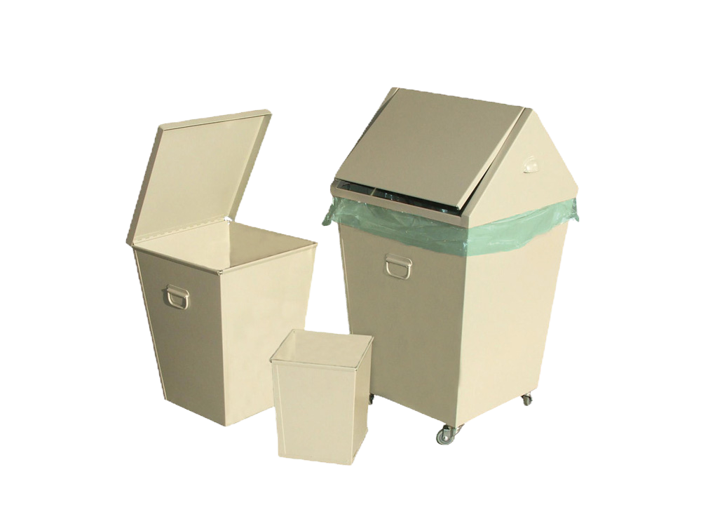 Poubelle métallique