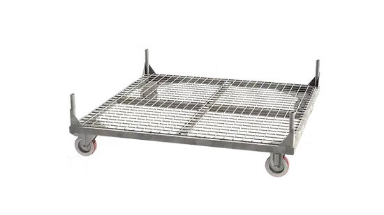 Miniature : Base grillagée vue de face