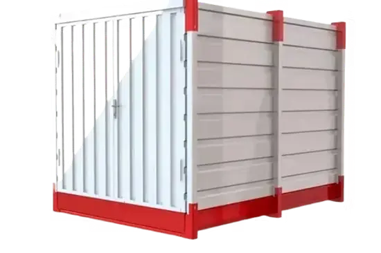 Miniature : bungalow de stockage petit modèle vue en diagonale