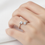 Thumbnail: Anais Twin Silver Ring