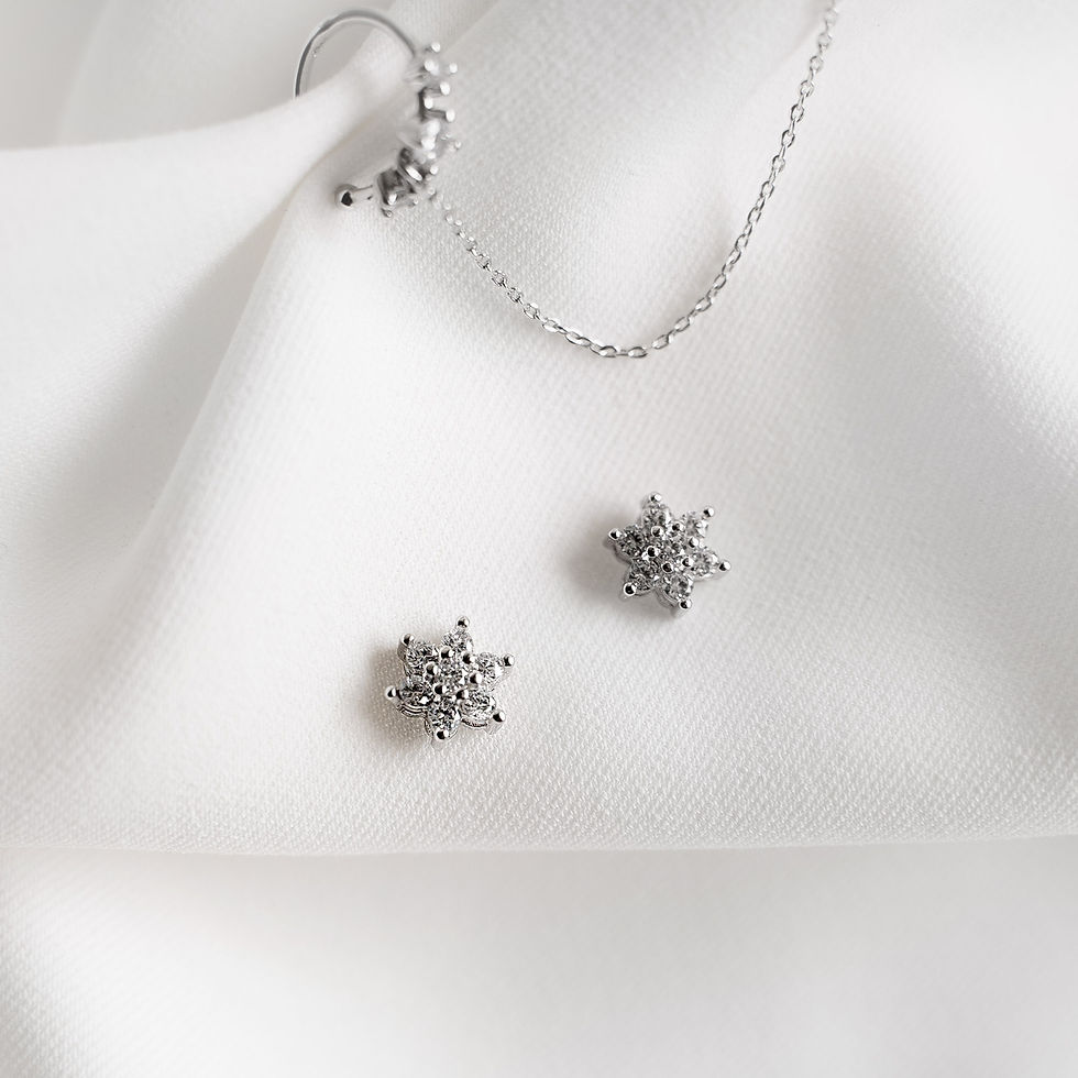 Thumbnail: Silver Snow Studs