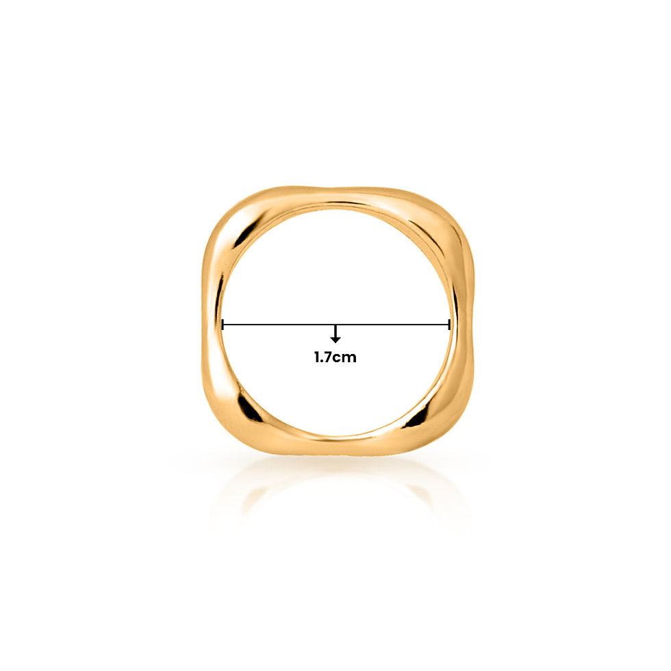 Thumbnail: Lux Square Ring-Gold