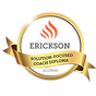 Badge reading: Erickson Solution Focused Coach Diploma alumnae