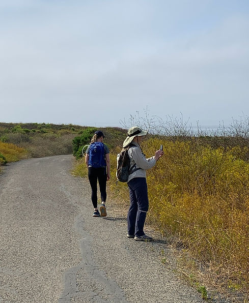 Lea and guest on a Wayfinding Day