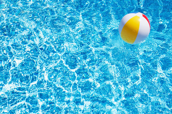 Beach Ball in Pool