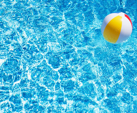 Beach Ball in Pool