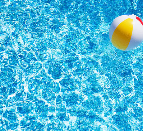 Beach Ball in Pool