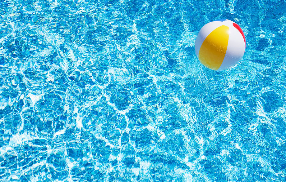 Beach Ball in Pool