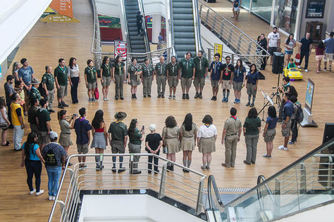 Acampamento Escoteiro no Boa Vista Shopping