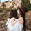 Thumbnail: Cream muslin and lace two piece set for maternity photoshoot