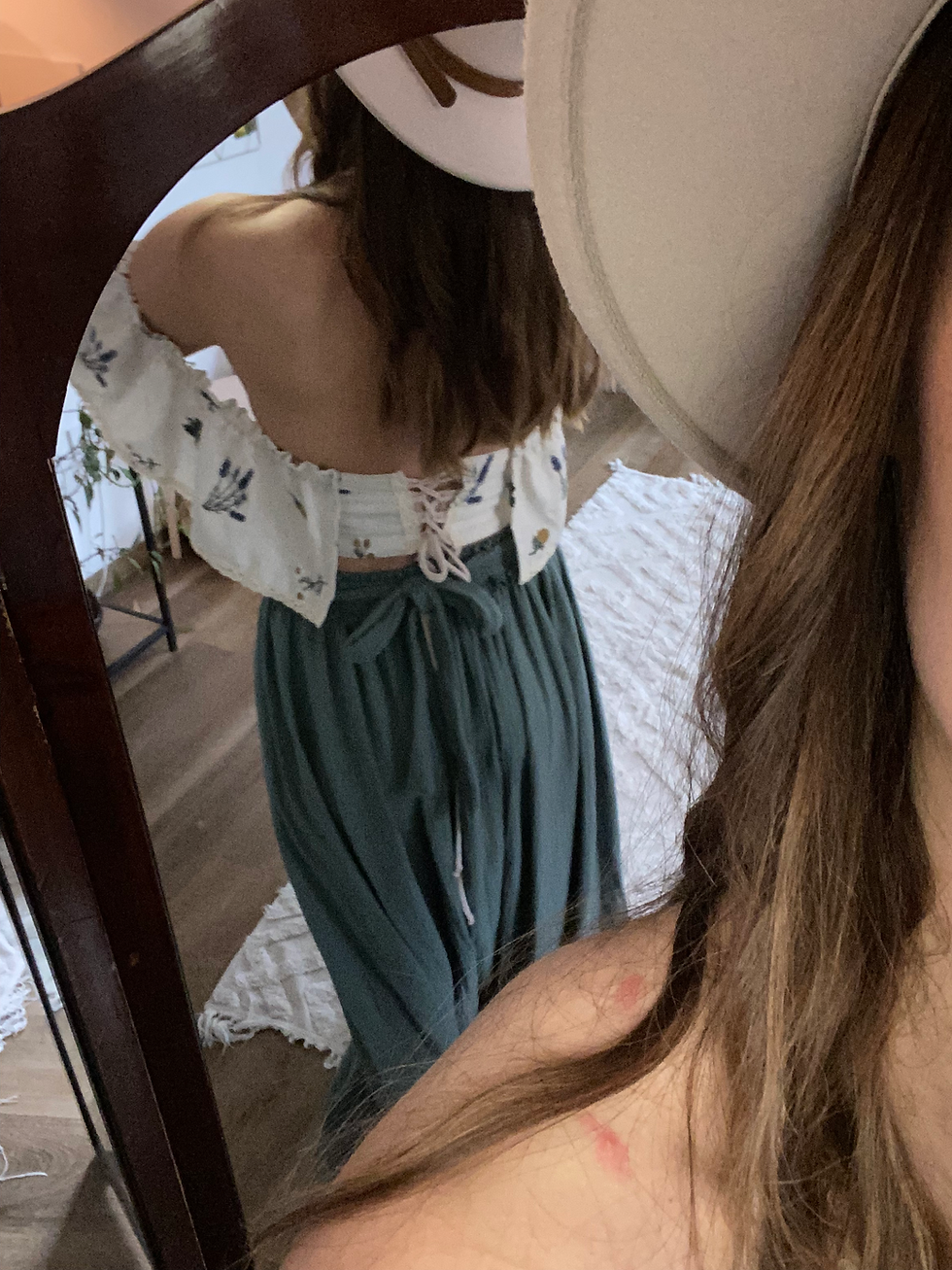 Thumbnail: Glowing Meadow 2 piece set for photoshoot