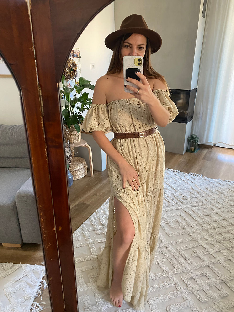 Thumbnail: Nadia Women's Bohemian lace dress for photoshoot