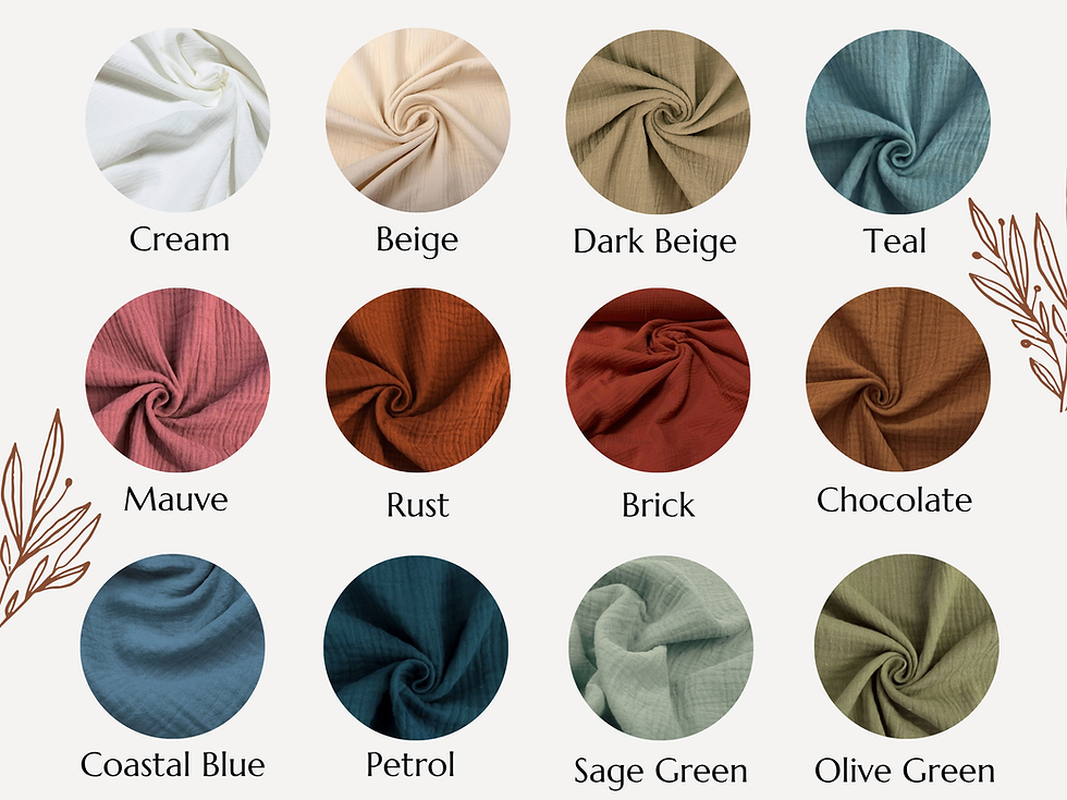 Thumbnail: Tulip Cotton gauze gown for maternity photo session