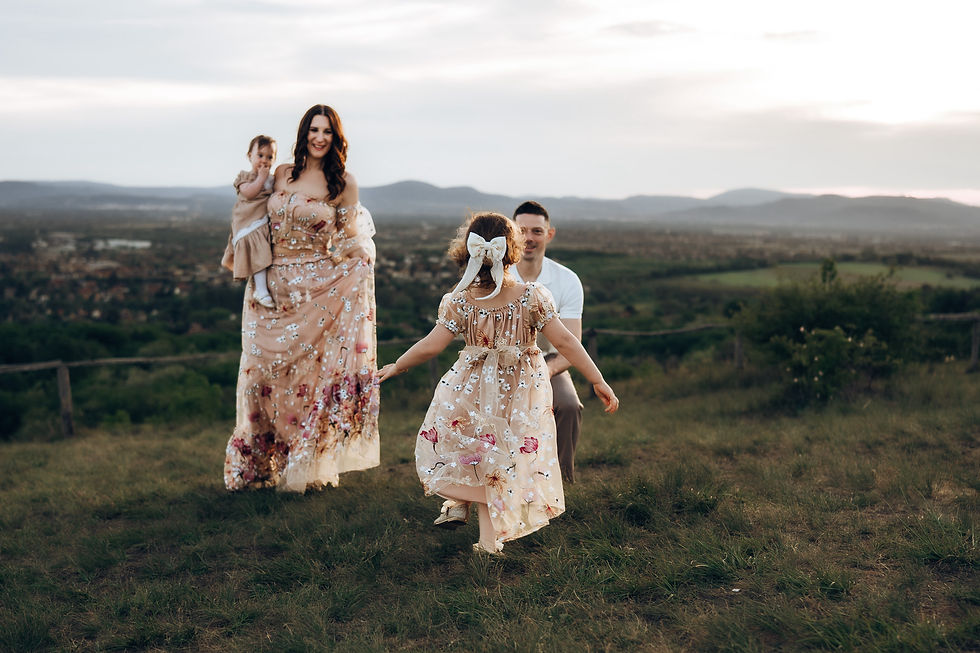 Thumbnail: Floral Tulle  little girl’s dress for photo session and special occasion