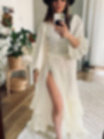 Thumbnail: Cloud Dancer 2 piece set for photo session