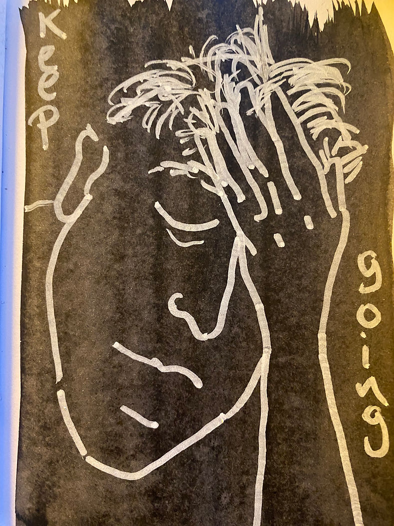 1andyash artist drawing from performance 'no release'