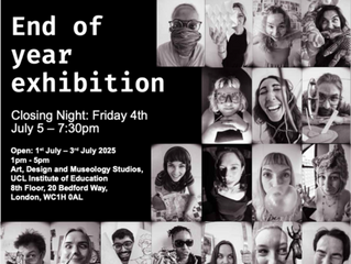 Poster for the PGCE Secondary Art & Design end of year exhibition