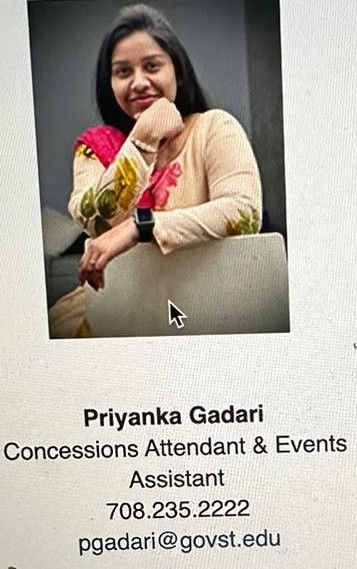 Priyanka Gadari Fall 22 GOVersnor's State University