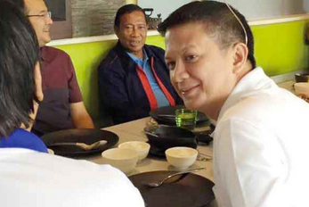 Chiz at Binay, nagkita sa Davao