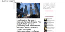 Luxurious Magazine, Malaysia/UK