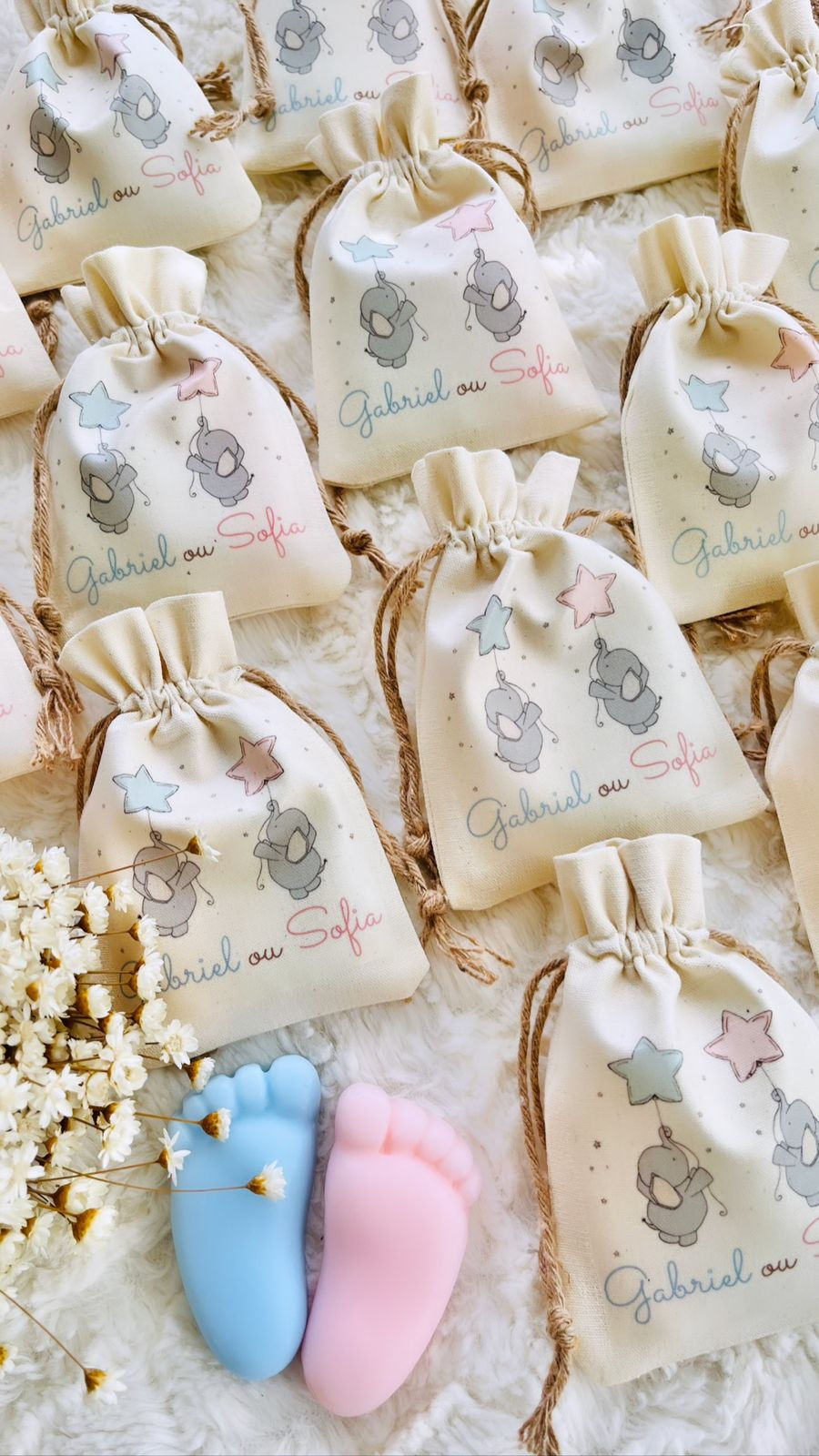 Miniatura: Saquinho Perfumado - Azul e Rosa