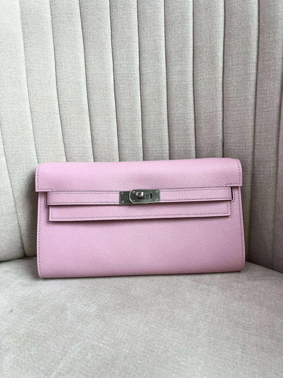 Hermes Kelly To Go Wallet - Palladium Hardware