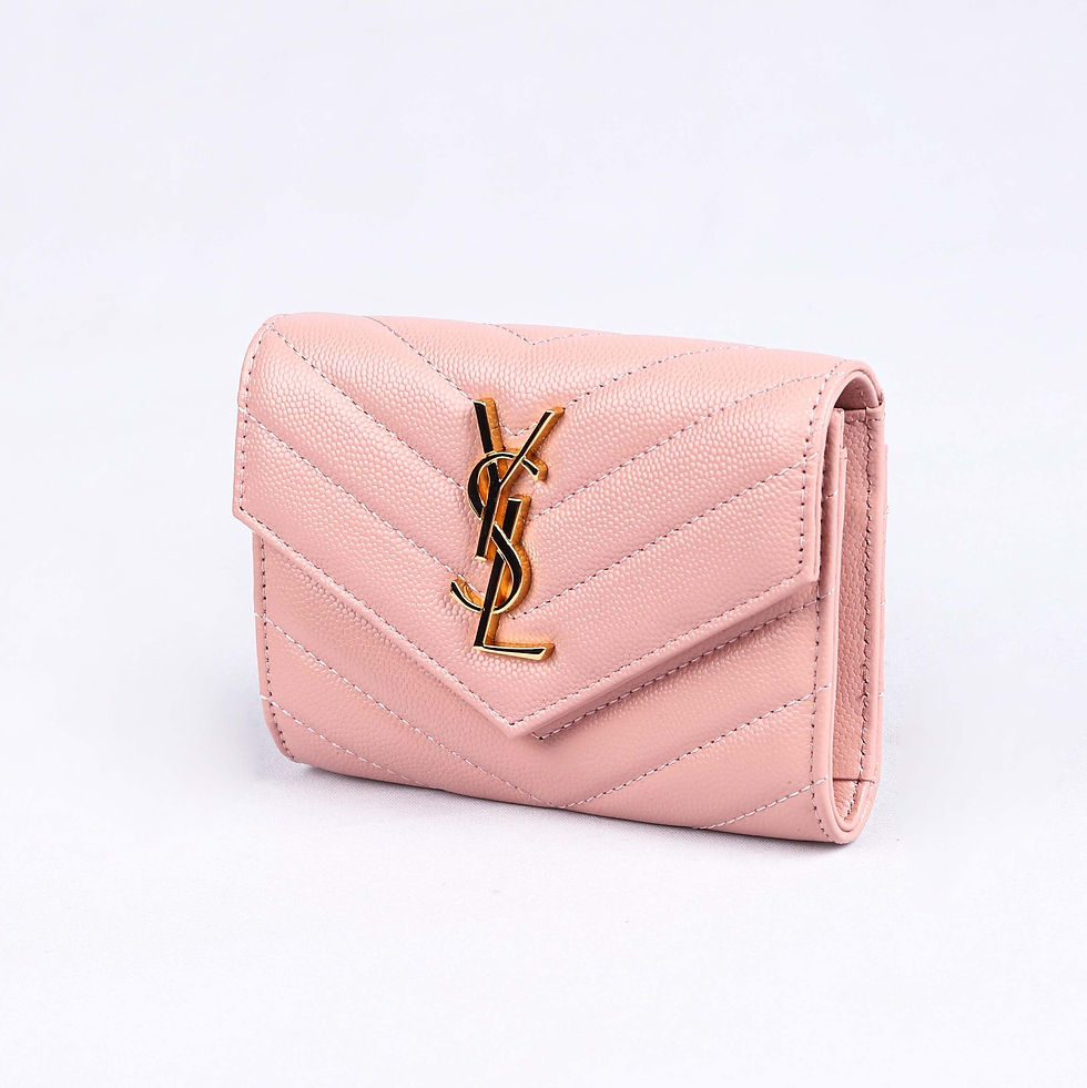 Thumbnail: Ysl Cassandre Metalasse Small Envelope Wallet