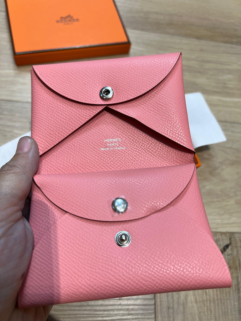 Thumbnail: Hermes Calvi Cluo Epsom Pocket