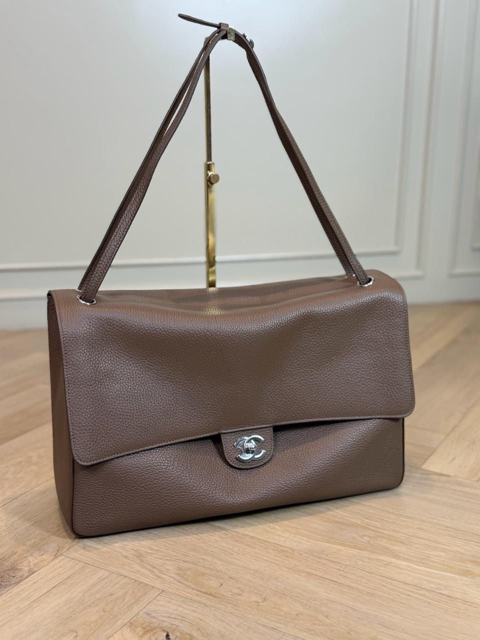 Chanel Maxi Flap Grained Leather