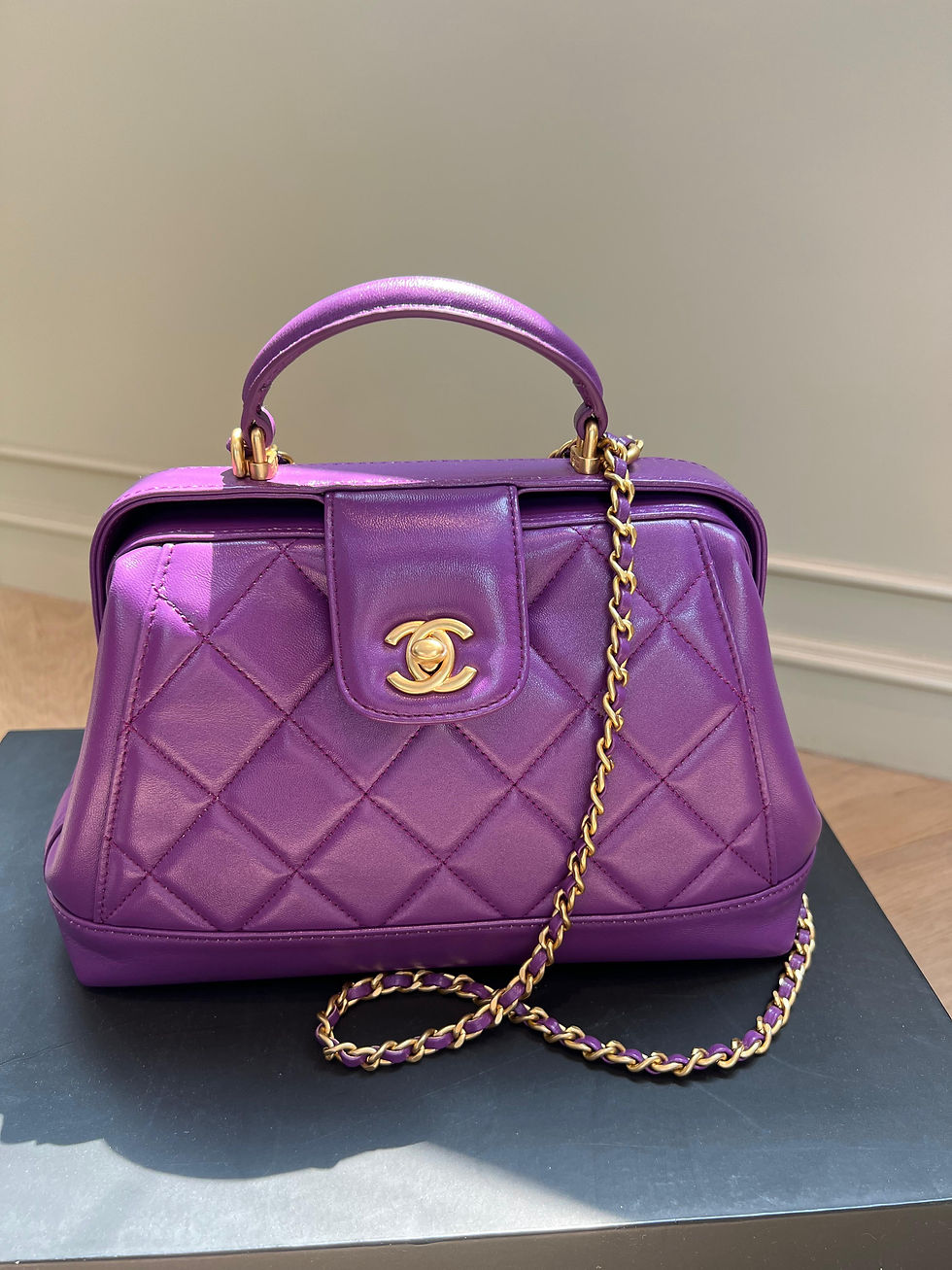 Chanel Bowling Small Top Handle Bag