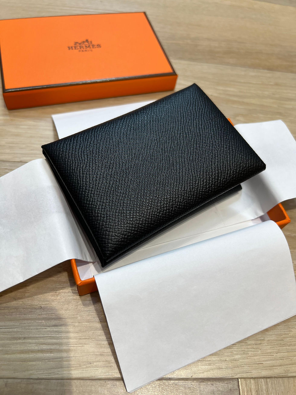 Thumbnail: Hermes Calvi Cluo Epsom Pocket