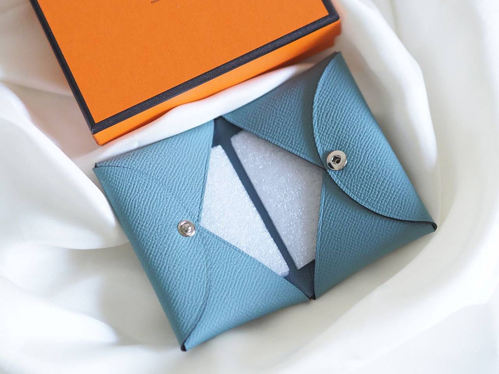 Thumbnail: Hermes calvi card holder epsom