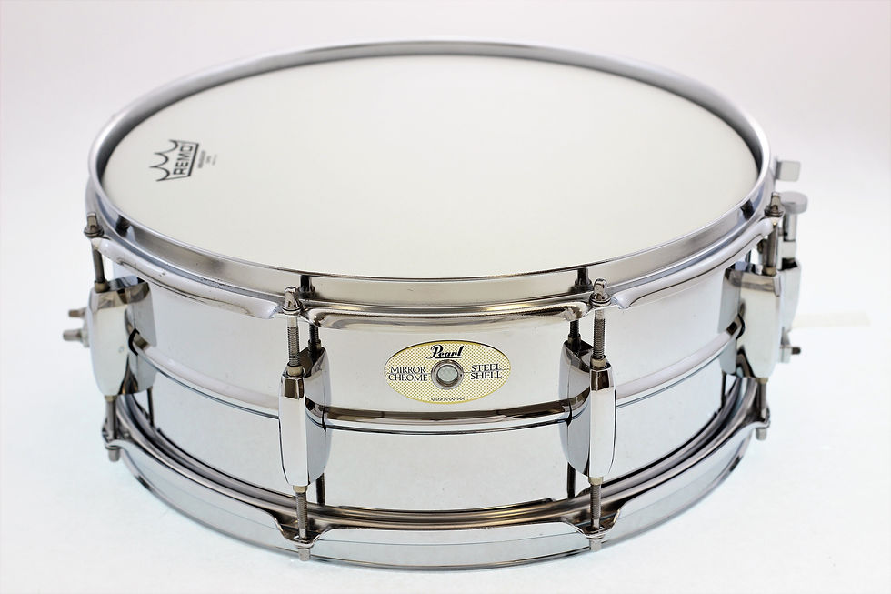 Pearl Mirror Chrome Snare Drum 14"