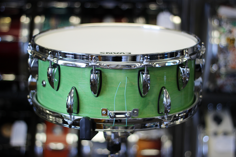 Thumbnail: Edg Drumworks Custom "2 to 1" Maple 6 Ply 14" x 5.5" Snare Drum