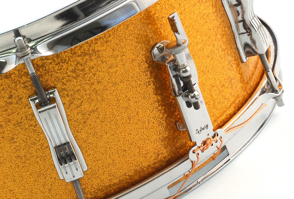 Thumbnail: Ludwig Pioneer Gold Sparkle Vintage Snare Drum