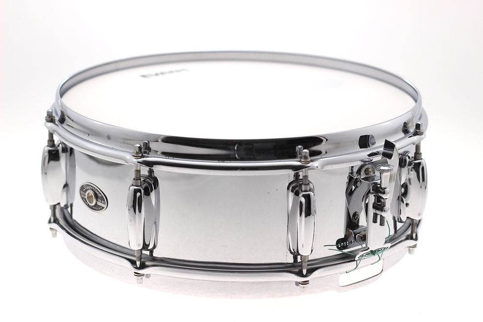 Thumbnail: Slingerland Chrome Over Wood 14" x 5" Snare Drum