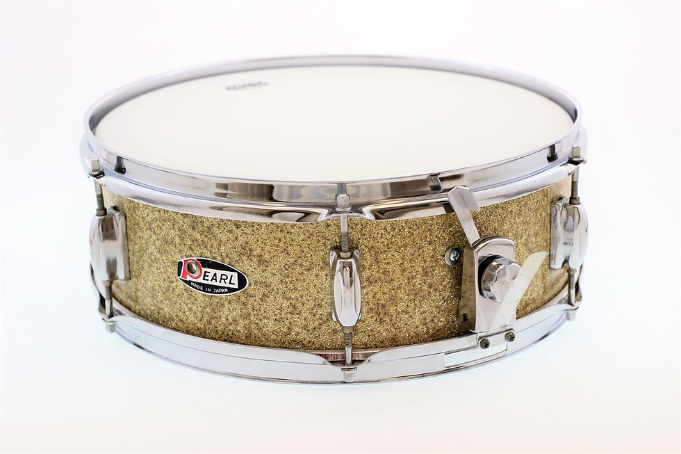 Thumbnail: Vintage 1960's Pearl MIJ Snare Drum with Original Badge