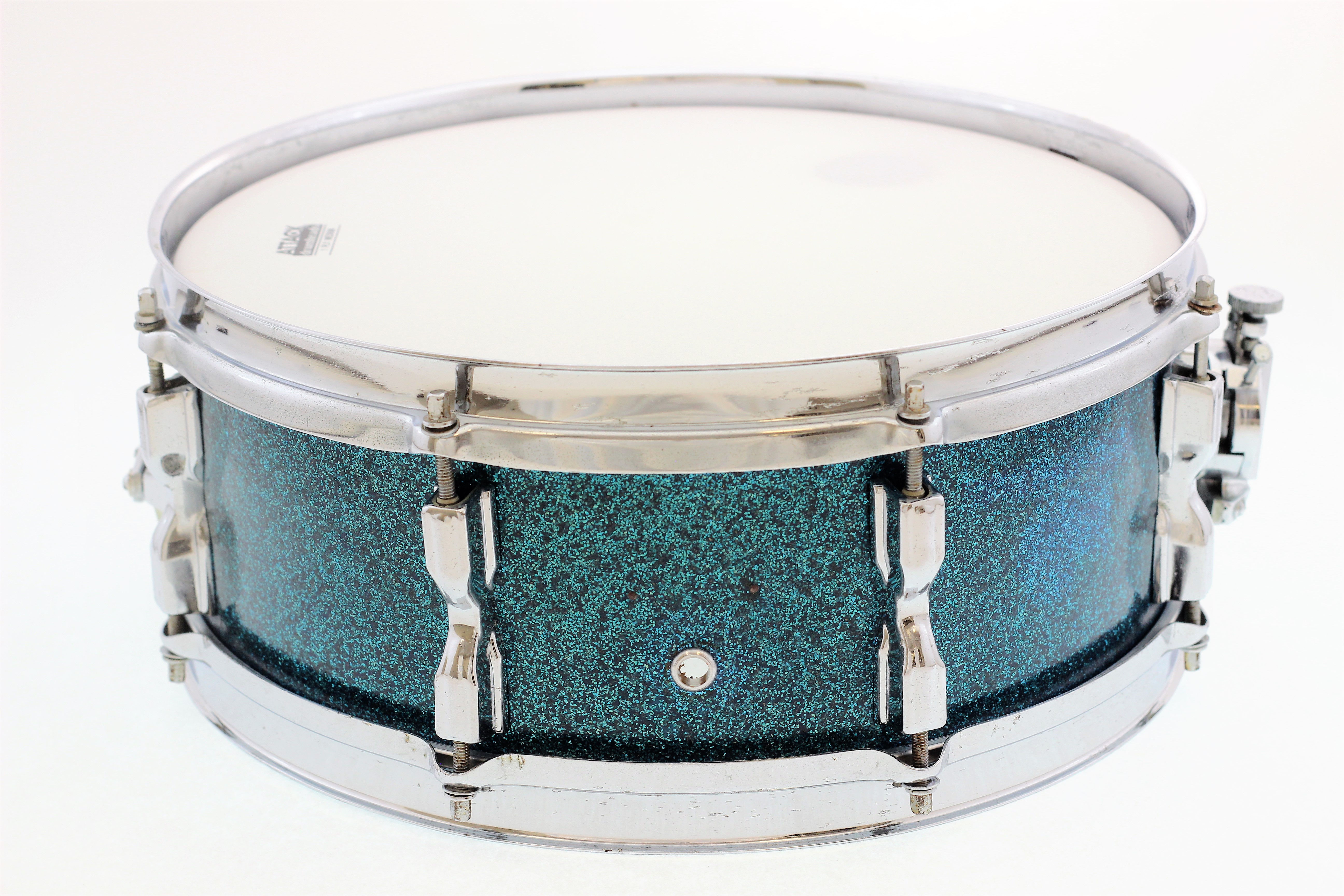 Vintage 1960's Turquoise MIJ Snare Drum